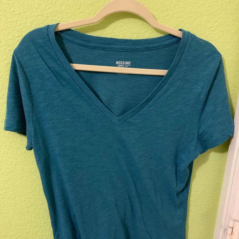 Turquoise Mossimo V-Neck